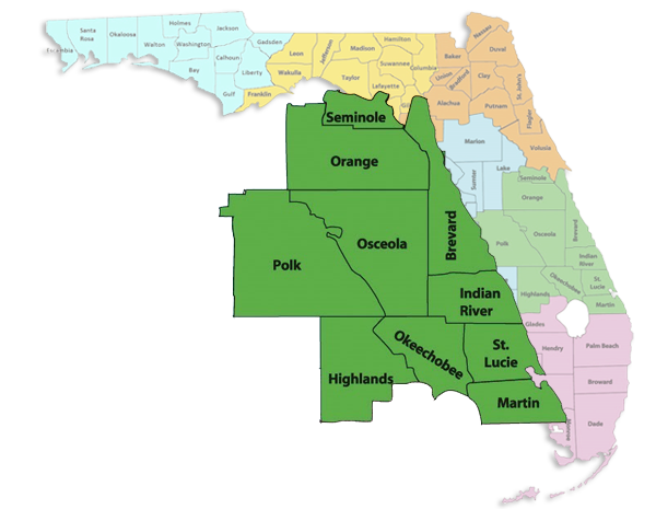 Florida District Map