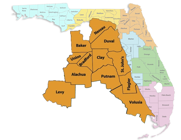 Florida District Map