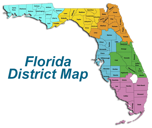 Florida District Map